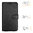 Leather Wallet Case & Card Holder Pouch for Nokia 9 PureView - Black